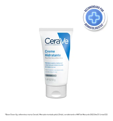 Creme Hidratante CeraVe 50g - Para Corpo e Rosto com Ceramidas