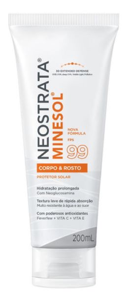 Protetor Solar Minesol Neostrata FPS 99 200ml - Corpo e Rosto