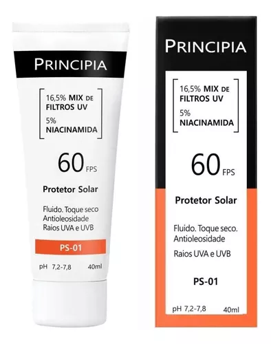 Protetor Solar PS-01 FPS 60 - Toque Seco e Controle de Oleosidade