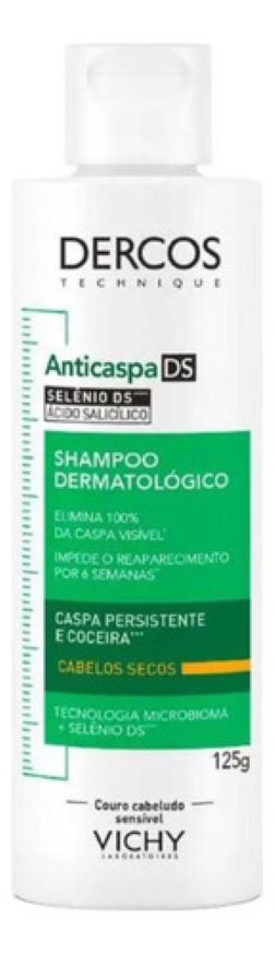 Shampoo Vichy Dercos Anticaspa Intensivo | Para Cabelos Secos | Hidrata e Combate a Caspa