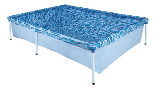 Piscina Estrutural Retangular Mor 1000 Litros | PVC Reforçado 1,26x1,89m