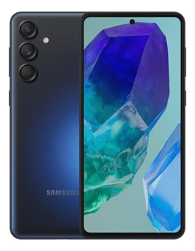 Samsung Galaxy M55 5G 256GB Azul Escuro - 8GB RAM, Tela 120Hz