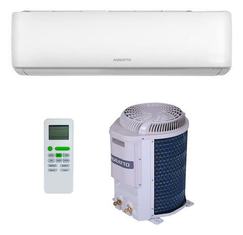 Ar-Condicionado Split Agratto One Top 9000 BTUs Frio | Serpentina de Cobre - 220V