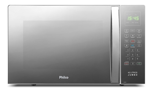 Micro-ondas Philco PMO42EB Jumbo 42L 1560W | Função Tira Odor - 110V
