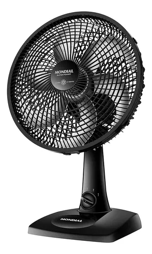 Ventilador de Mesa Mondial Turbo 30cm | 6 Pás, 3 Velocidades e Silencioso - 110V