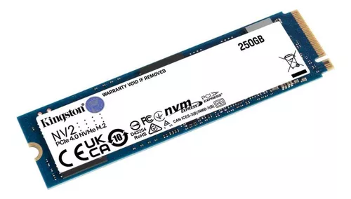 SSD Kingston NV2 250GB M.2 2280 PCIe 4.0 NVMe – Leitura até 3000MB/s