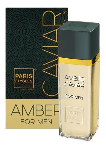 Perfume Paris Elysees Amber Caviar EDT 100ml - Amadeirado Aromático | Alta Fixação